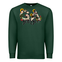 Sports Green georgia state cowhide serape cactus Premium Sweatshirt - RanaPortraitStore