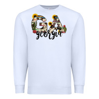 White georgia state cowhide serape cactus Premium Sweatshirt - RanaPortraitStore