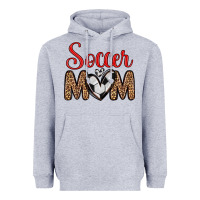 Heather Grey soccer mom Heavyweight Hoodie - Zillion Design Studio