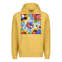 Antique Gold patriotic popsicle Premium Hoodie - BundleAndBundleShop