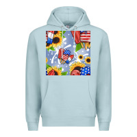 Blue Mist patriotic popsicle Premium Hoodie - BundleAndBundleShop