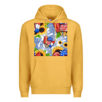 Mustard patriotic popsicle Premium Hoodie - BundleAndBundleShop