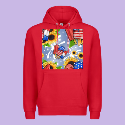 Patriotic Popsicle Premium Hoodie Designed By Bundleandbundleshop