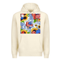 Sandshell patriotic popsicle Premium Hoodie - BundleAndBundleShop