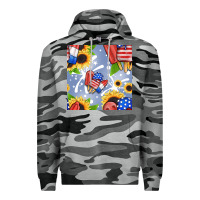 Slate Camo patriotic popsicle Premium Hoodie - BundleAndBundleShop