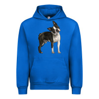 Cobalt Boston Terrier Urban Hoodie - LillyAllenDesigns