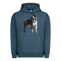 Pigment Midnight Navy Boston Terrier Urban Hoodie - LillyAllenDesigns