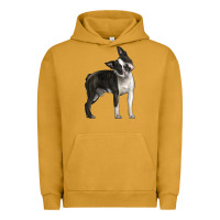 Pigment Peanut Butter Boston Terrier Urban Hoodie - LillyAllenDesigns