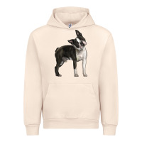 Sandshell Boston Terrier Urban Hoodie - LillyAllenDesigns