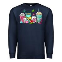 Navy science teacher coffee cups Premium Sweatshirt - Zillion Design Studio