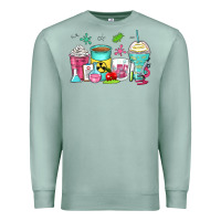 Seafoam science teacher coffee cups Premium Sweatshirt - Zillion Design Studio