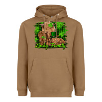 Toasted Coconut st patrick's day lucky cow family Heavyweight Hoodie - RanaPortraitStore