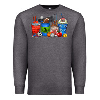 Charcoal Heather p.e. teacher coffee cups Premium Sweatshirt - Zillion Design Studio