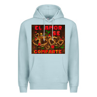 Blue Mist el amor se comparte with churros Premium Hoodie - AdoDesignShop