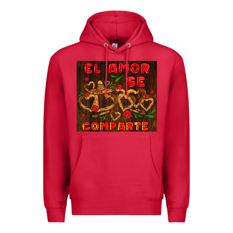El Amor Se Comparte With Churros Premium Hoodie by AdoDesignShop | Teevron