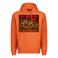 Carrot el amor se comparte with churros Premium Hoodie - AdoDesignShop