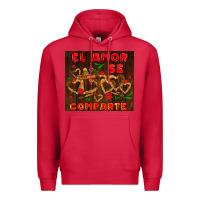 Cardinal el amor se comparte with churros Premium Hoodie - AdoDesignShop