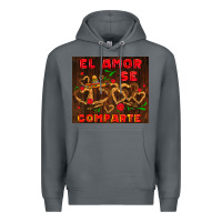 Rock el amor se comparte with churros Premium Hoodie - AdoDesignShop
