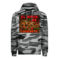 Slate Camo el amor se comparte with churros Premium Hoodie - AdoDesignShop