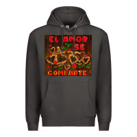 Smoke el amor se comparte with churros Premium Hoodie - AdoDesignShop