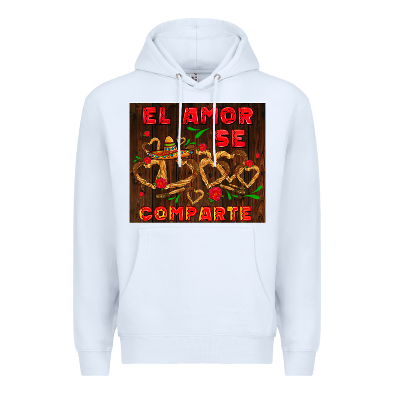 El Amor Se Comparte With Churros Premium Hoodie by AdoDesignShop | Teevron