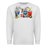 Oatmeal Heather music teacher coffee cups Premium Sweatshirt - Zillion Design Studio