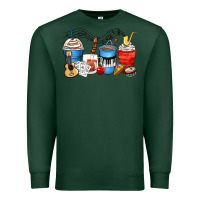 Sports Green music teacher coffee cups Premium Sweatshirt - Zillion Design Studio