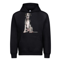 Foreset Green Great Dane Dog Urban Hoodie - LillyAllenDesigns