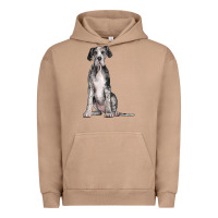 Pigment Burro Great Dane Dog Urban Hoodie - LillyAllenDesigns