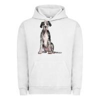 Pigment Lunar Rock Great Dane Dog Urban Hoodie - LillyAllenDesigns