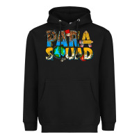 Black para squad Heavyweight Hoodie - texasbilliewilder