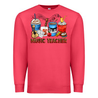 Cardinal music teacher coffee cups Premium Sweatshirt - Zillion Design Studio