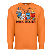 Carrot music teacher coffee cups Premium Sweatshirt - Zillion Design Studio