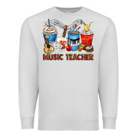 Dove Grey music teacher coffee cups Premium Sweatshirt - Zillion Design Studio