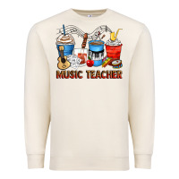 Sandshell music teacher coffee cups Premium Sweatshirt - Zillion Design Studio