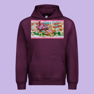 Happy Easter Y'all Rabbit Sippy Cup Urban Hoodie Designed By Barkaloodesign