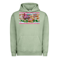 Pigment Oil Green happy easter y'all rabbit sippy cup Urban Hoodie - BarkalooDesign