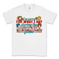 White i'm sorry for what i say during the baseball game Classic Tee - BundleAndBundleShop