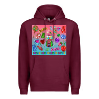 Burgundy candy Premium Hoodie - AdoDesignShop