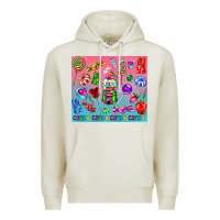Oatmeal Heather candy Premium Hoodie - AdoDesignShop