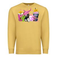 Antique Gold neon western coffee cups Premium Sweatshirt - Zillion Design Studio
