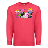 Cardinal neon western coffee cups Premium Sweatshirt - Zillion Design Studio