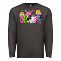 Smoke neon western coffee cups Premium Sweatshirt - Zillion Design Studio
