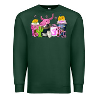 Sports Green neon western coffee cups Premium Sweatshirt - Zillion Design Studio