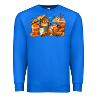 True Royal pumpkin spice latte coffee cups Premium Sweatshirt - Zillion Design Studio