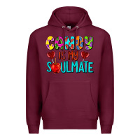 Burgundy candy is my soulmate Premium Hoodie - AdoDesignShop