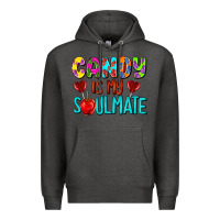 Charcoal Heather candy is my soulmate Premium Hoodie - AdoDesignShop