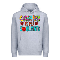 Heather Grey candy is my soulmate Premium Hoodie - AdoDesignShop