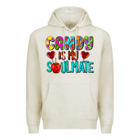 Oatmeal Heather candy is my soulmate Premium Hoodie - AdoDesignShop