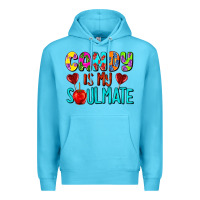 Ocean Blue candy is my soulmate Premium Hoodie - AdoDesignShop